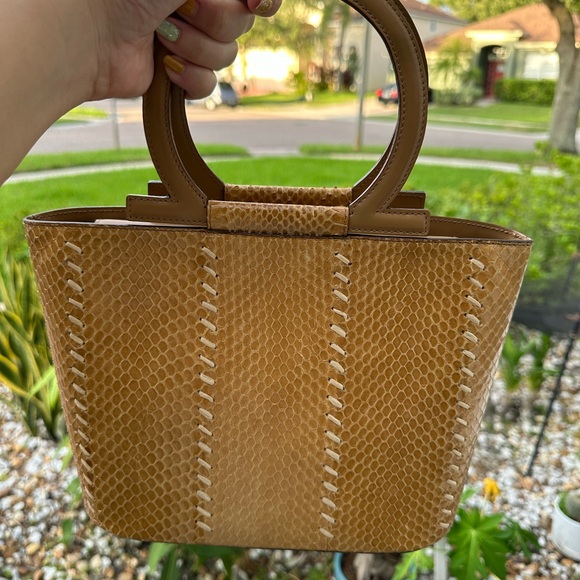 Salvatore Ferragamo snake skin vintage bag - Picture 11 of 12